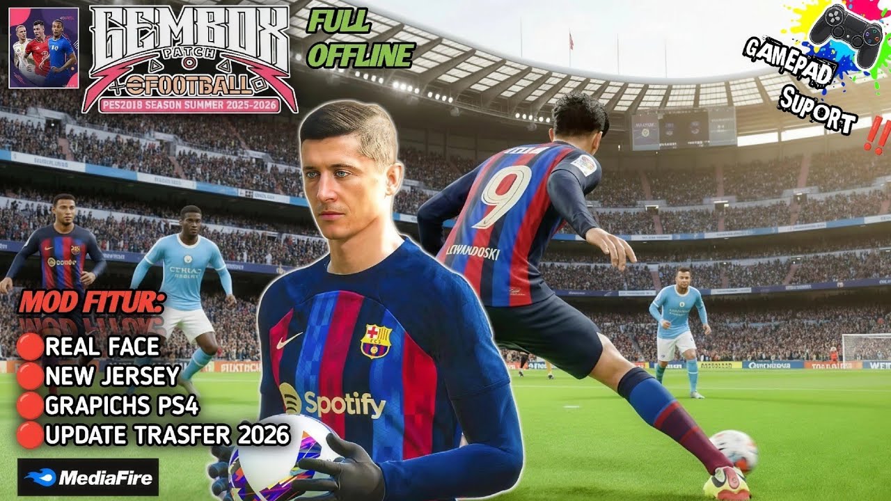 GRAFIK DEWA‼️SHARE FIFA 16 MOD APK GEMBOX PATCH 2026 FULL