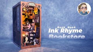 Ink Rhyme Bookstore: Crafting a Mesmerizing Book Nook Masterpiece by Cutebee