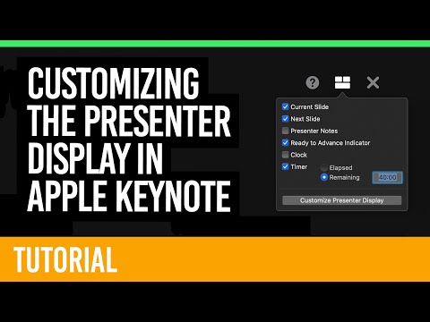 וִידֵאוֹ: כיצד אוכל להציג הערות למגיש ב-Keynote ב-iPad?