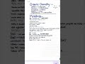 Organic Chemistry Notes in 60 Seconds 📚⚗️ | Quick Revision for Exams 🔥 #shorts #icse #examrevision