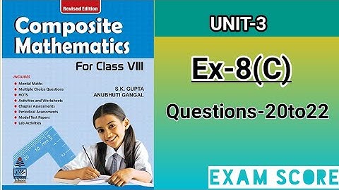 composite mathematics class 8 || percentage and it