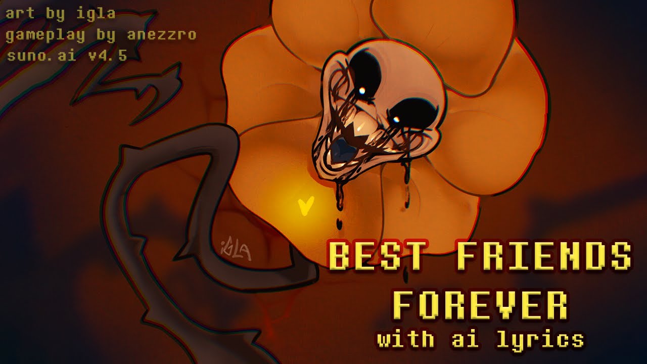 ИИ-песня по BEST FRIENDS FOREVER | Undertale Yellow