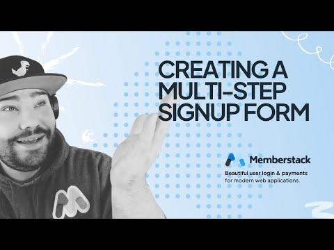 Office Hours #2: Multi-step Signup Form with Webflow & Memberstack