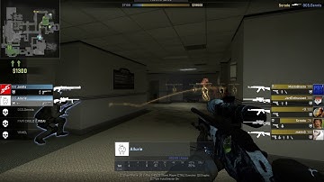 When Osu skills turns into a 1v4 clutch in csgo