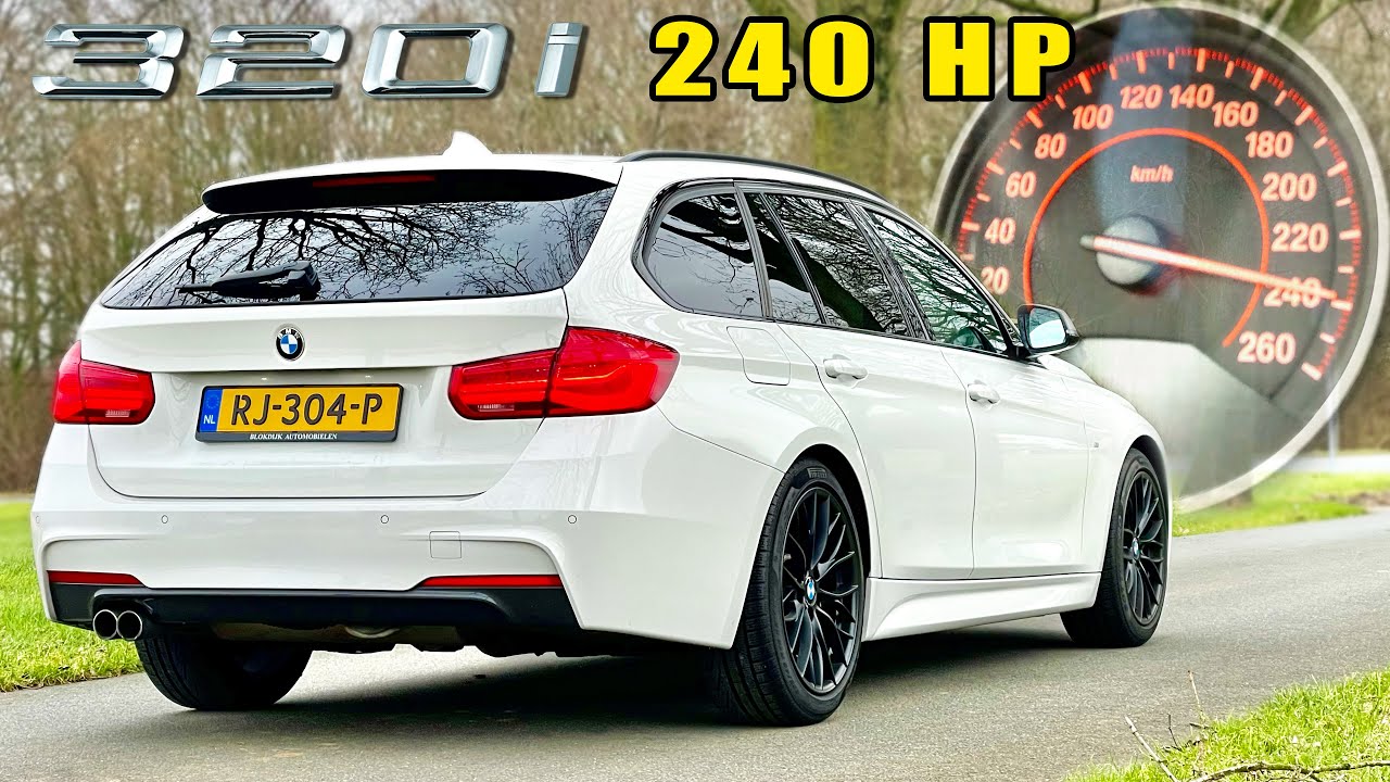 BMW 320i F31 | Stock vs Powerbox 100-200 & TOP SPEED POV - YouTube