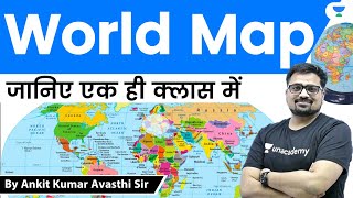 World Map | जानिए एक ही क्लास में by Ankit Avasthi Sir