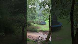Flash Flood Swallows Back Yard, and Fast!