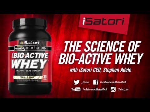 NEW 100% BIO-ACTIVE WHEY PROTEIN WITH BIO-GRO | Brought To You By iSatori