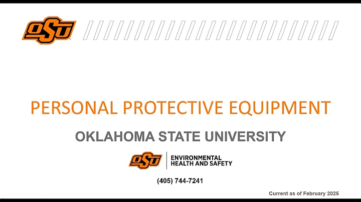 Personal Protective Equipment