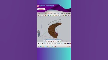 short training of S4U-Stair (Make Stair) plugin in SketchUp 🤏🏻
