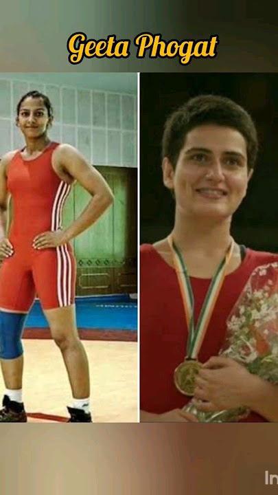 Real Character from Dangal Movie 😍🤼‍♀️ #dangal #geeta #babita #yutubeshorts #bollywood #shorts
