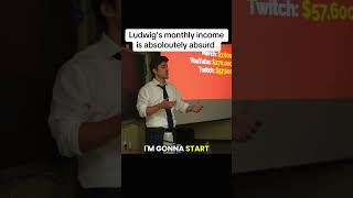 Professor #Ludwig shares his monthly income with his Streamer University class #streameruniversity