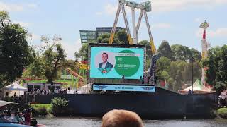 Moomba Festival 2022 Birdman Rally Clint Stanaway (vivid blue bird)