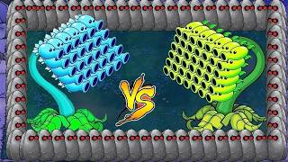 Gatling Pea Melon vs Repeater Snow Pea vs 99 Gargnatuar vs Dr. Zomboss - Plants vs Zombies Hack