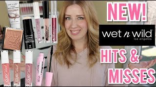 NEW WET N WILD MAKEUP 2019: REVIEW \& WEAR TEST, SWATCHES,  HITS \& MISSES!