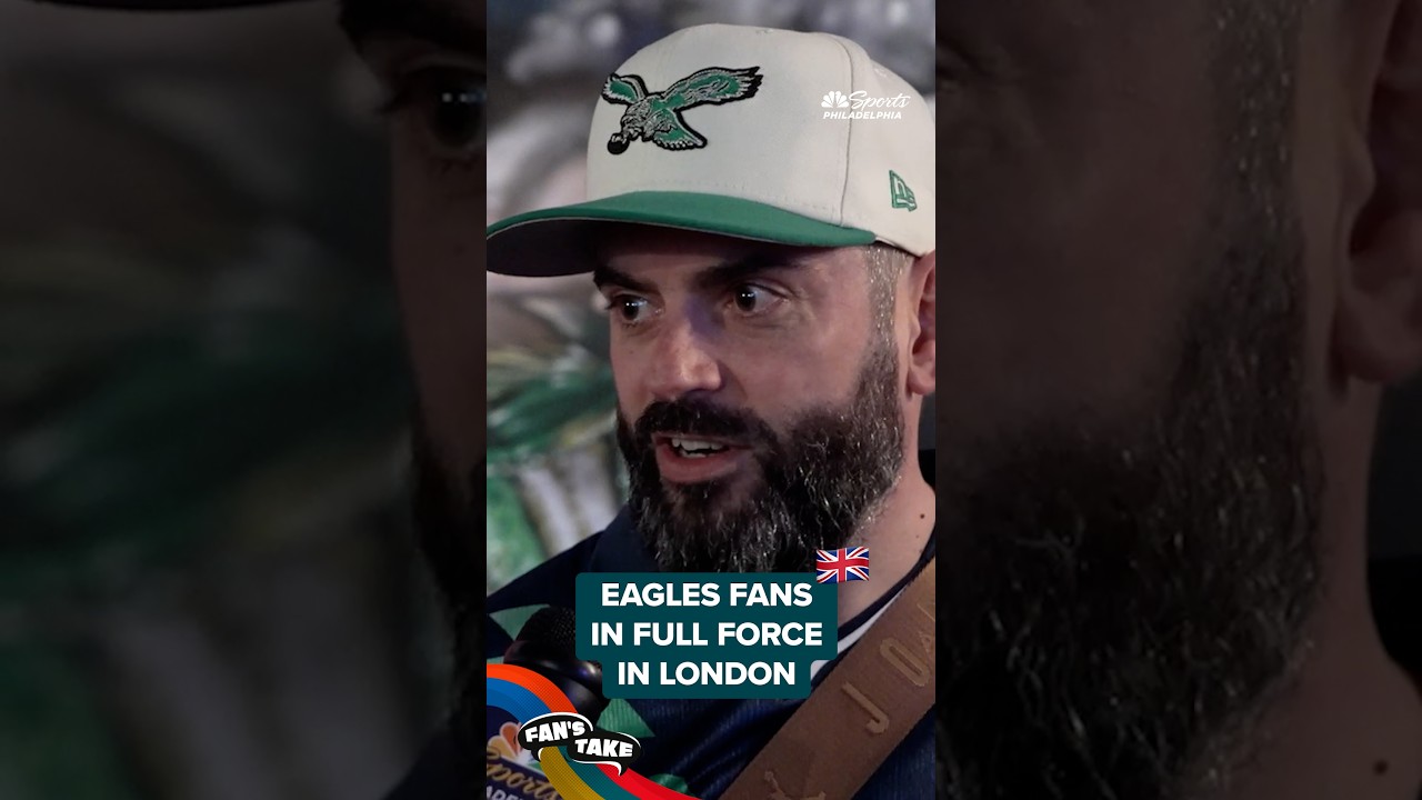 Birds fans reporting from London ahead of Eagles vs. Jaguars 🫡✈️ #nfl