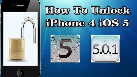 How To Unlock iPhone 4 On OFFICIAL iOS 5.1.1/5.1/5.0.1/5.0 By Preserving Baseband