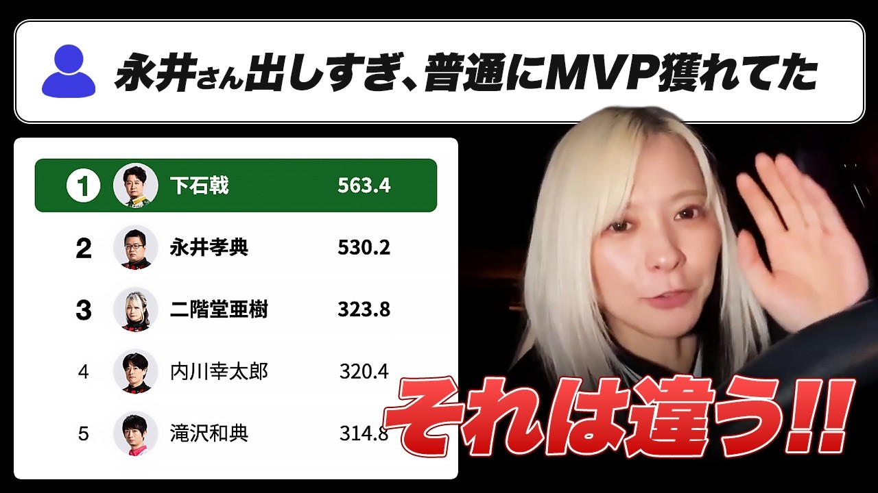 MリーグMVP争い】最終戦誰を出す？【下石戟 / 永井孝典 / 二階堂亜樹