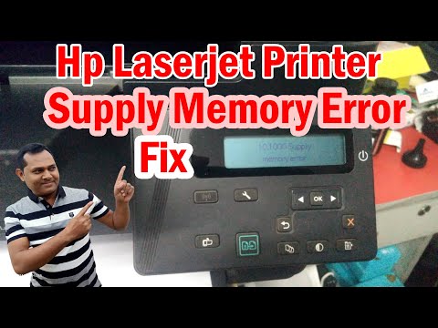 Hp Laserjet Supply Memory Error Fix | Supply Memory Error in Printer | 10.1000 Supply Memory Error