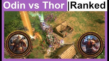 Odin vs Thor | 1v1 Ranked | Age of Mythology Retold
