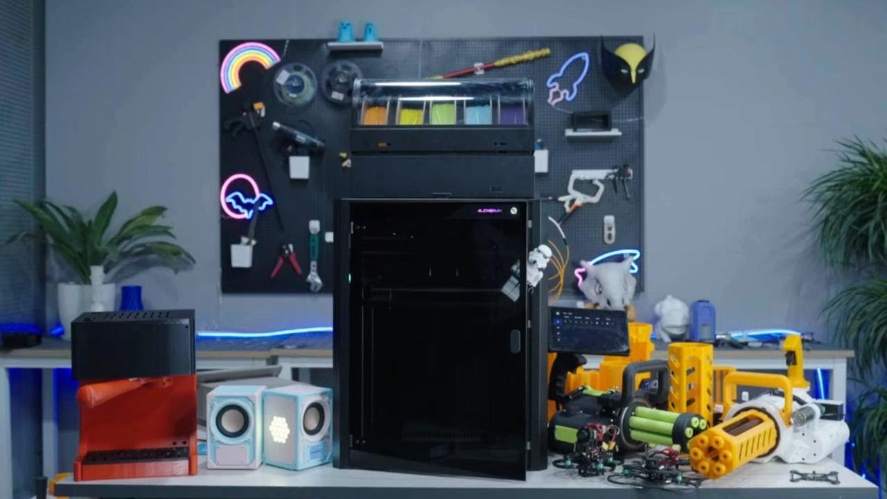 Alcheman 3d printer - YouTube
