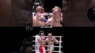 Lethal ELBOW 🔪 Anton Petrov sliced open Luca Lombardo's head!
