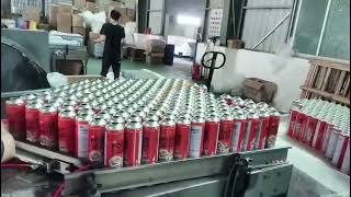 60CPM Polyurethane (PU) Foam Spray Aerosol Filling Machine