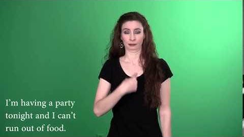 Sign Language - Level 1: Negative Modals (Can