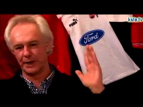 Gerd Strack zum 4:0 Sieg des 1.FC Köln gegen FC Barcelona