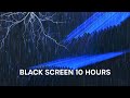 Sleep Instantly in 3 Minutes with Heavy Rain and Powerful Thunder at Night | Rain Sounds