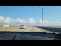 My teenage daughter drove us over the seven mile bridge it is a bridge in the florida keys