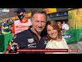 El es Christian Horner esposo de Geri Halliwell de las Spice Girls y Jefe de Checo Pérez en Red Bull