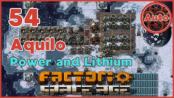 Aquilo Power Setup & Cryogenic Plant Unlock | Factorio Space Age Guide | #54