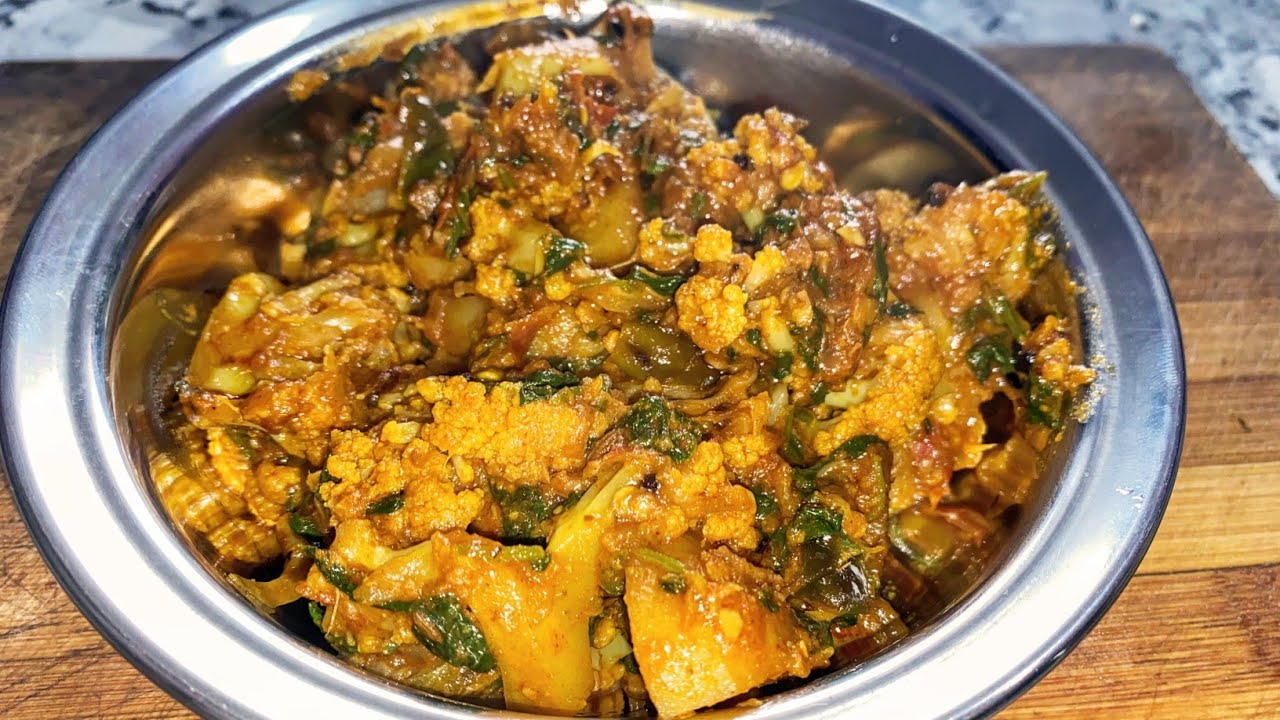 Phula kobi Palanga recipe !! Gobi Palak ki sabji !! Cauliflower spinach recipe