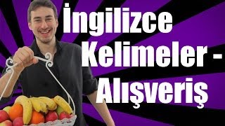 İngilizce kelimeler - Alışveriş ile ilgili İngilizce kelimeler