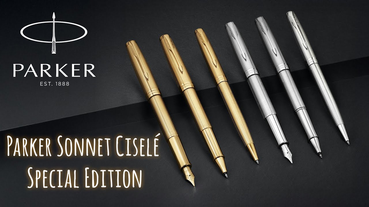 Parker Sonnet Special Edition Gold Cisele GT Dolma Kalem M Uç 2209264