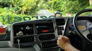 #truckdriving On Board With UD Nissan Diesel Quester  di Tanjakan
