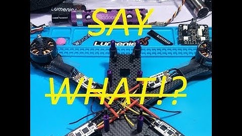F3 ESC From Lumenier! Razor pro (QAV-R V2 build) part 2
