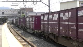 EF81  　628号機　3092レ　貨物列車　平成25年7月27日撮影