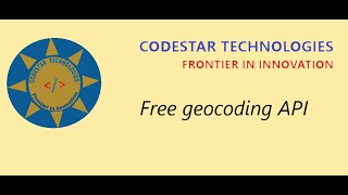 Free Geocoding APIs