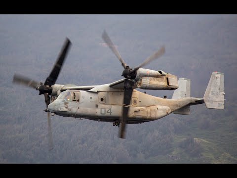 U.S. Marines showcase new Osprey weapon system