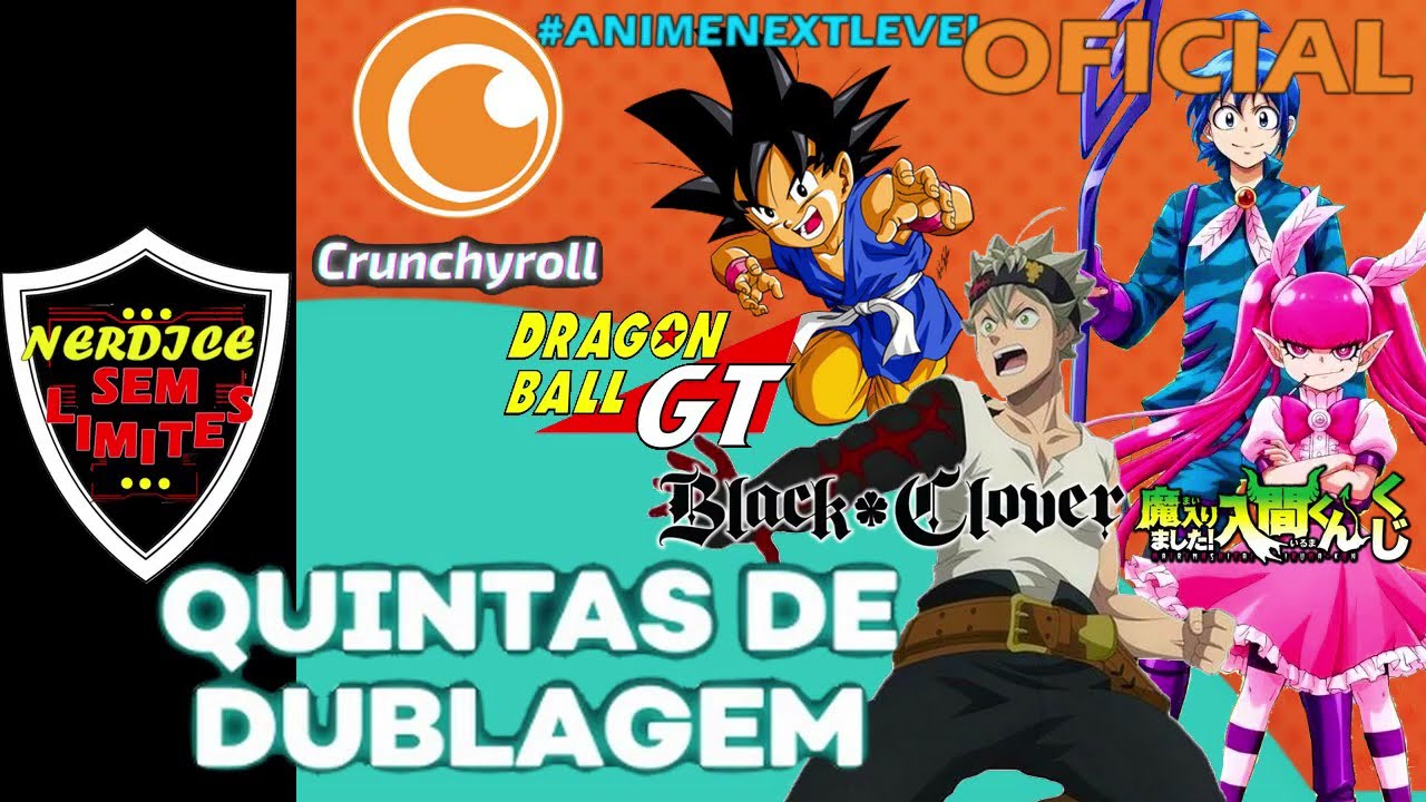 Novos Episódios de Black Clover Dublado  Iruma kun 3 temporada Dublado  +Animes Dublados na Crunchyr 