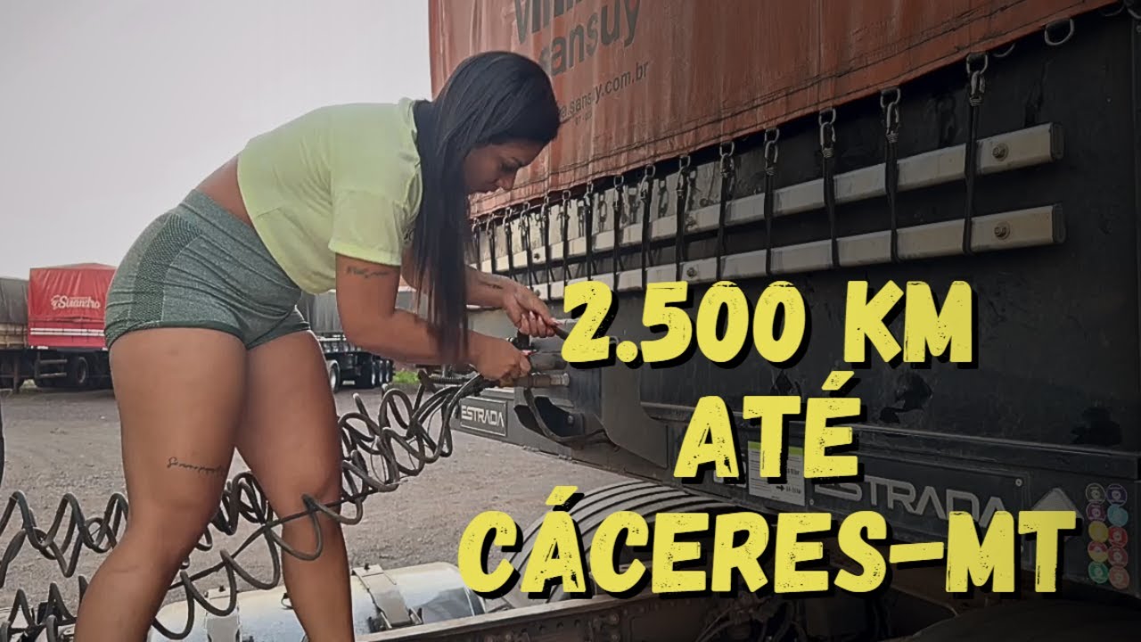 É LONGE...  SÃO 2.500 KM ATÉ CÁCERES-MT