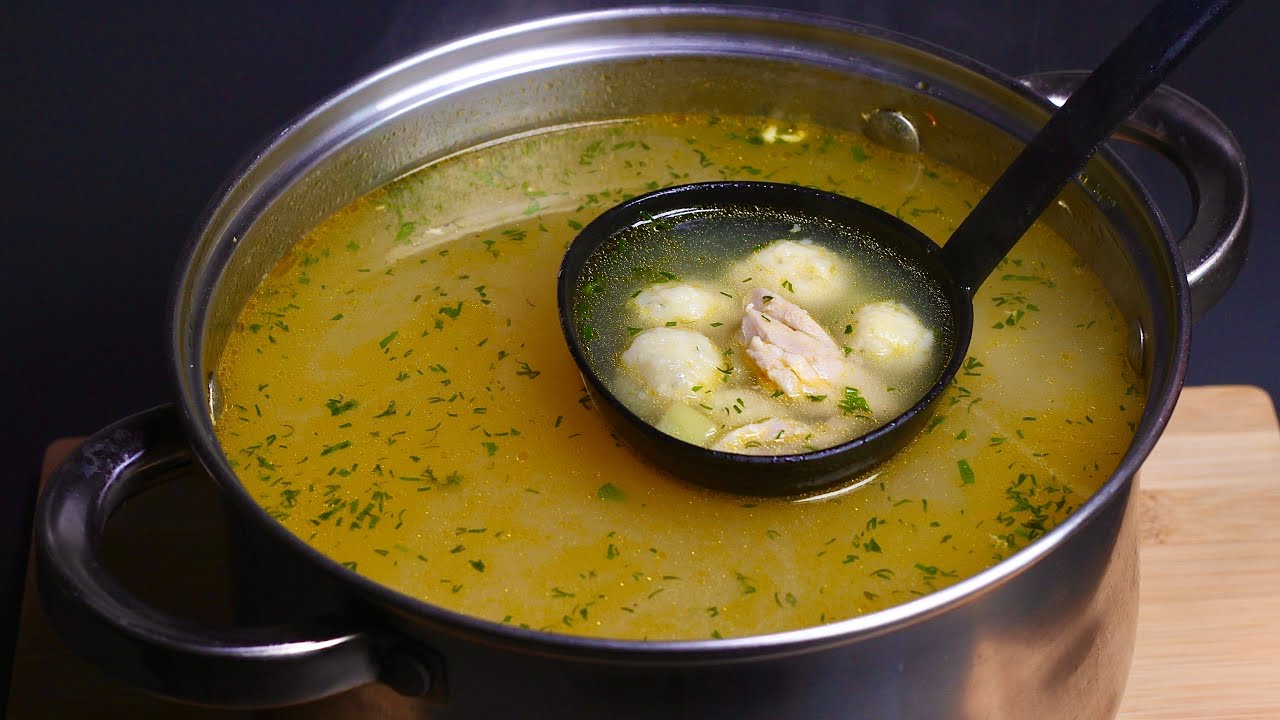 Ich koche es 3 MAL PRO WOCHE! Jeder liebt diese Suppe mit KÄSEbällchen ...
