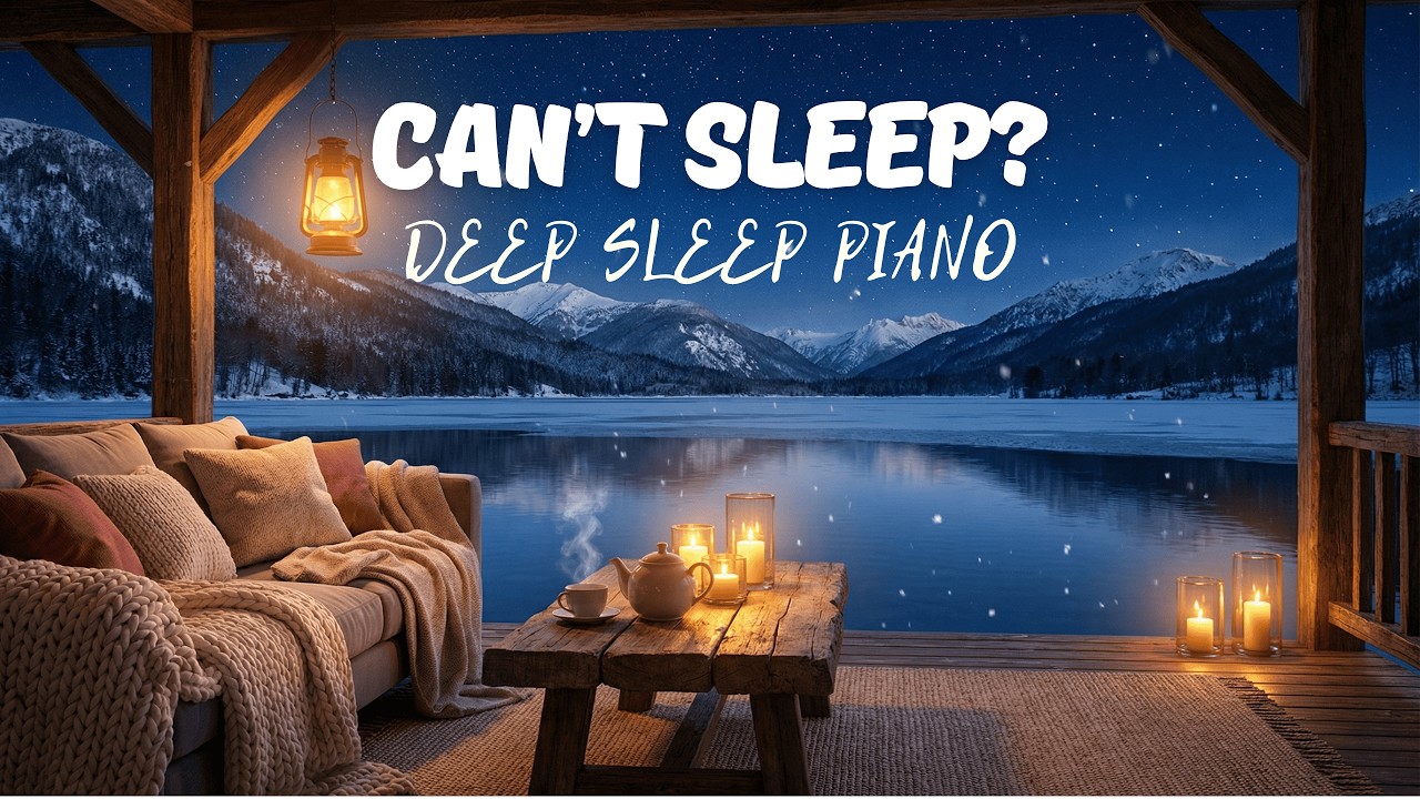 Can’t Sleep? Deep Sleep Piano 🌙 Insomnia Relief Music