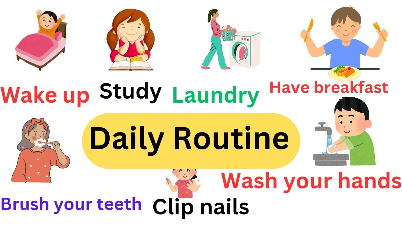 Daily Routines Vocabulary Fun And Easy Daily Routine Phrases In daily-routines-vocabulary-fun-and-easy-daily-routine-phrases-in