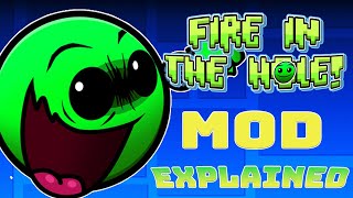 Fire In The Hole Lobotomy Geometry Dash 2 2 mod explained in fnf