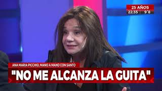 Ana Maria Picchio en Otro Tema: "No me alcanza la guita"