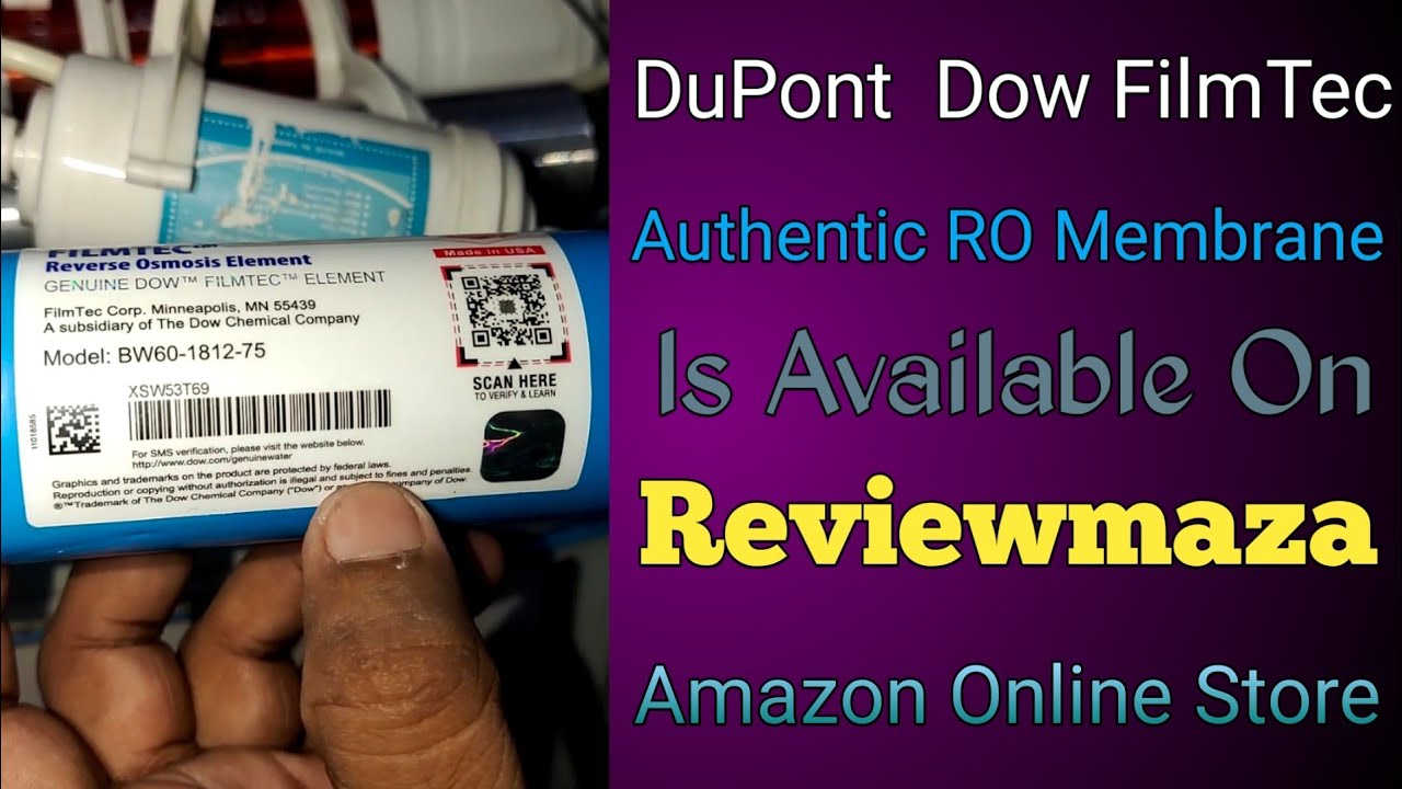 Dupont Filmtec RO Membrane 75 GPD Made In USA | Use For Better Taste | RO Water Support |
