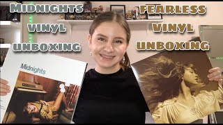 UNBOXING TAYLOR SWIFT MIDNIGHTS JADE GREEN VINYL | Fearless Taylor's Version Vinyl